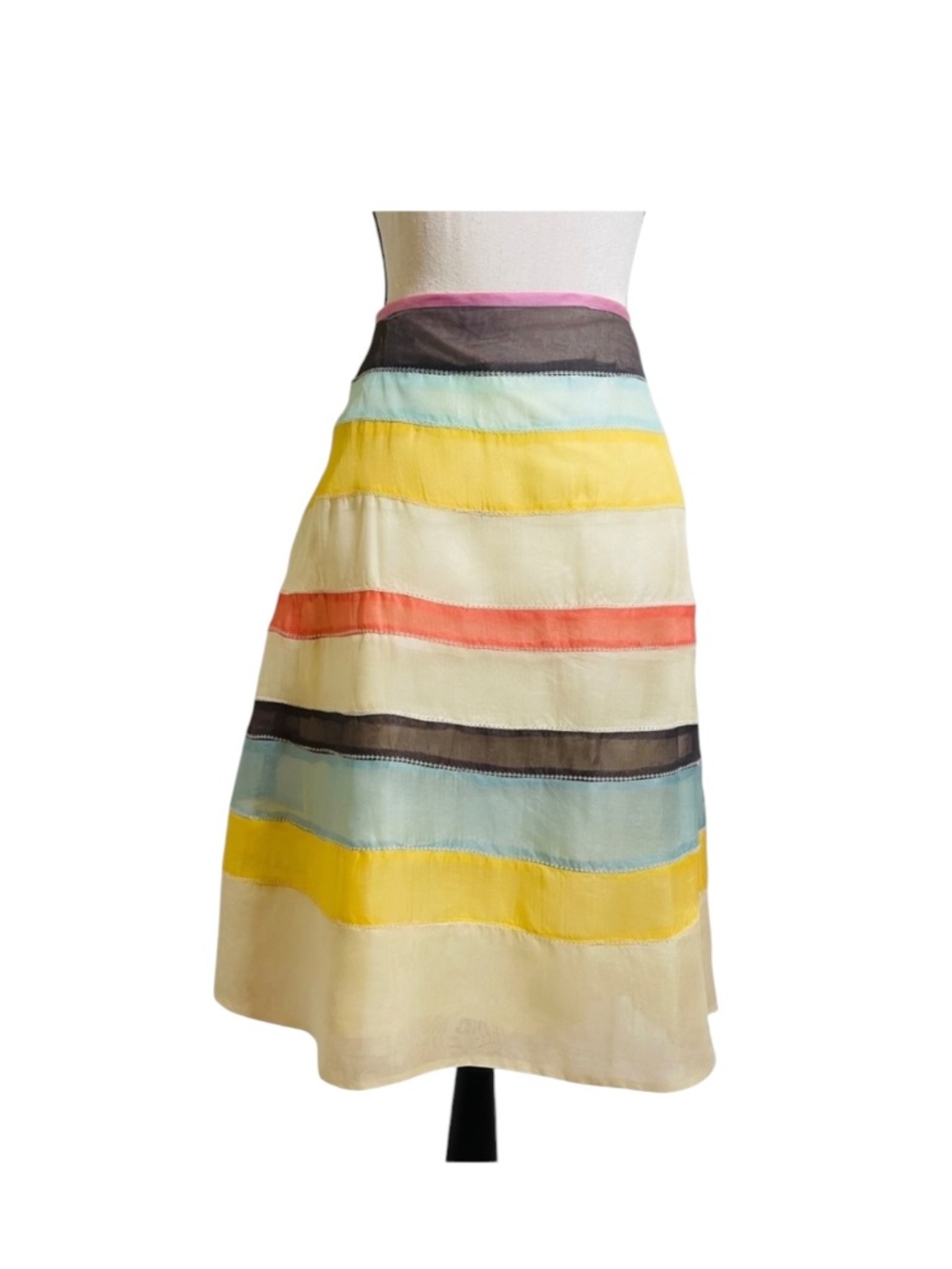 Nougat London Striped Skirt